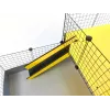 Jaula modular C&C de un piso 4x2 + altillo 2x1 + rampa negra