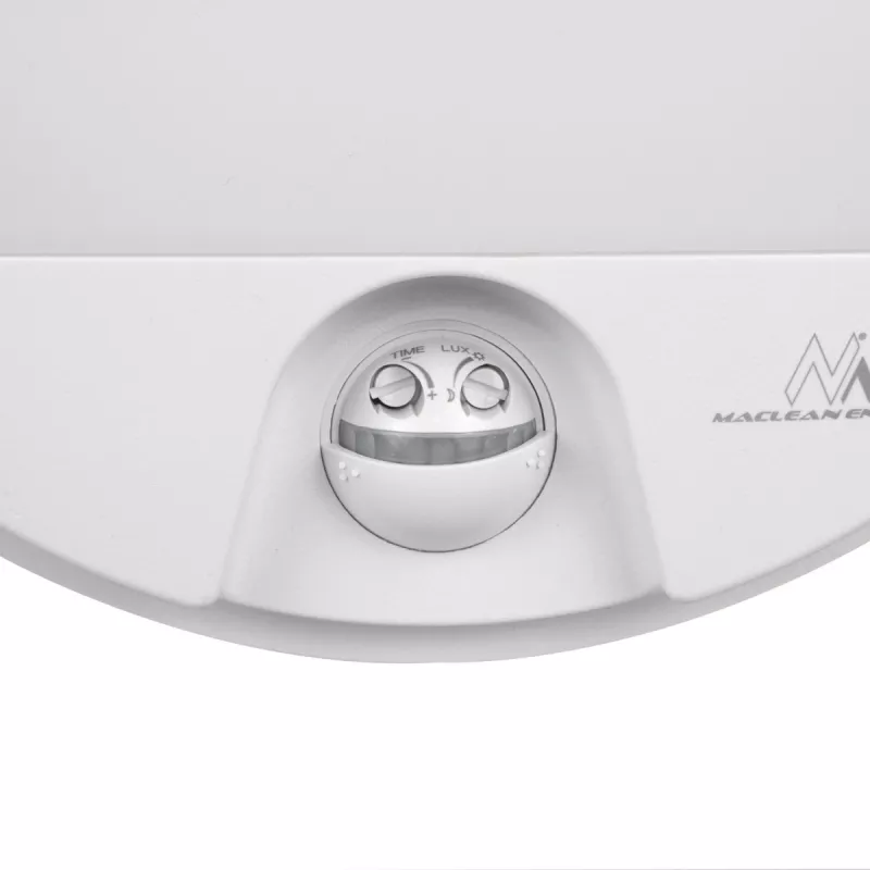 Lámpara LED MACLEAN MCE291W con sensor de movimiento IR, 10 W, 3000 K