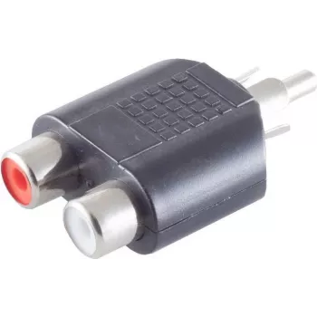 Adaptador de audio ShiverPeaks 22220058 — 2 conectores RCA mono