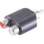 Adaptador de audio ShiverPeaks 22220058 — 2 conectores RCA mono