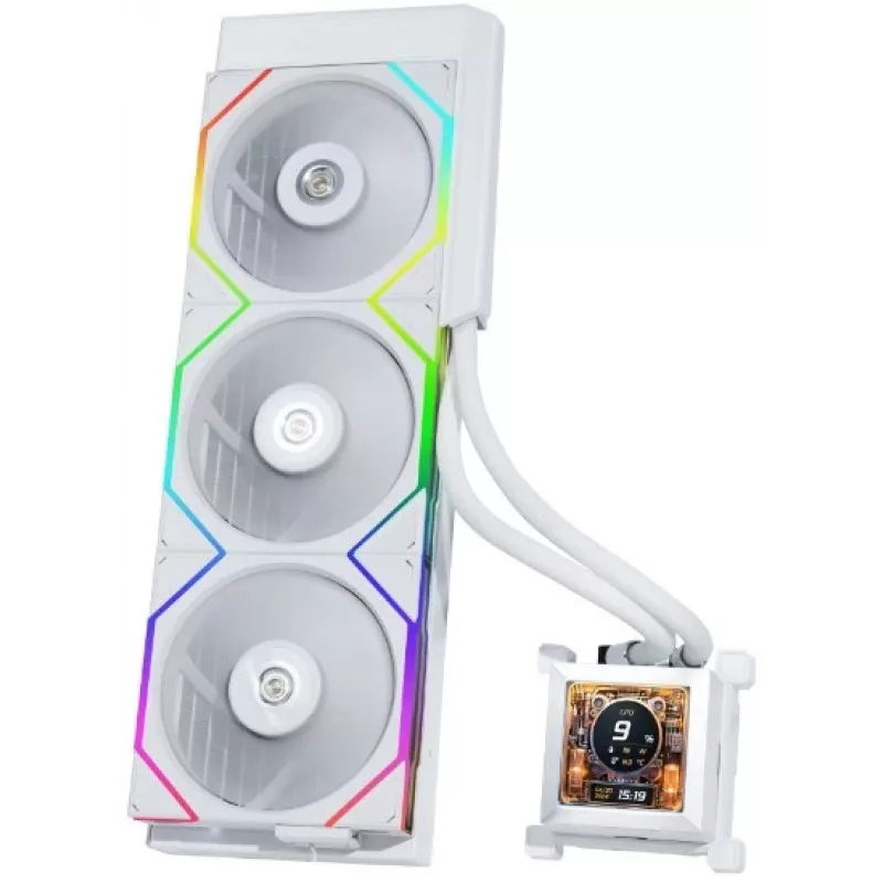 Refrigeración líquida todo en uno Lian Li HSLCD36SW 12 cm Blanco 200–2500 rpm