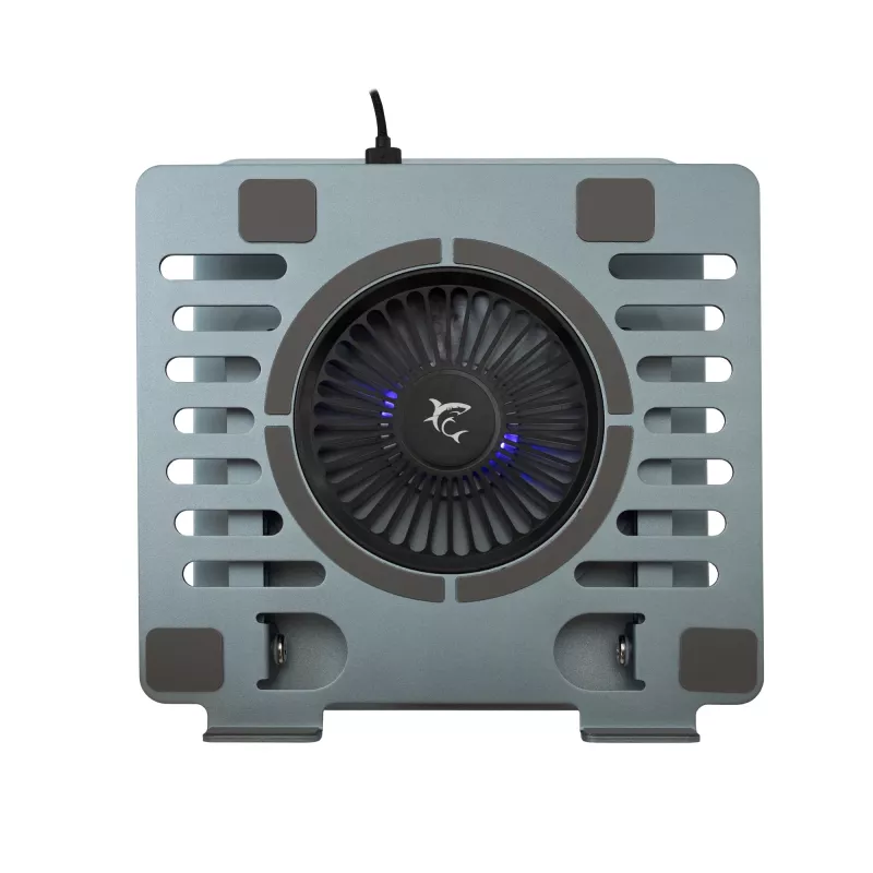 White Shark GCP-16 Ice Monster Base de refrigeración para portátil, hasta 17,3 pulgadas, LED, gris