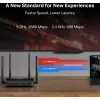 Router de sobremesa MERCUSYS MR25BE EasyMesh Wi‑Fi 7 dual‑band 2,4/5 GHz, 3600 Mbit/s, 3× Gigabit-LAN, 4 antenas externas