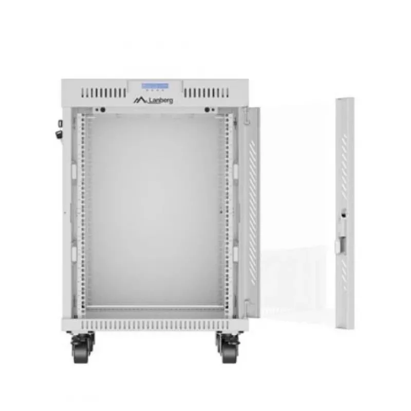 Armario rack Lanberg FF01-6615-12SL 15U rack independiente Gris