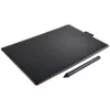 Wacom One by Medium tableta gráfica negra, rojo 2540 lpi 216 x 135 mm USB