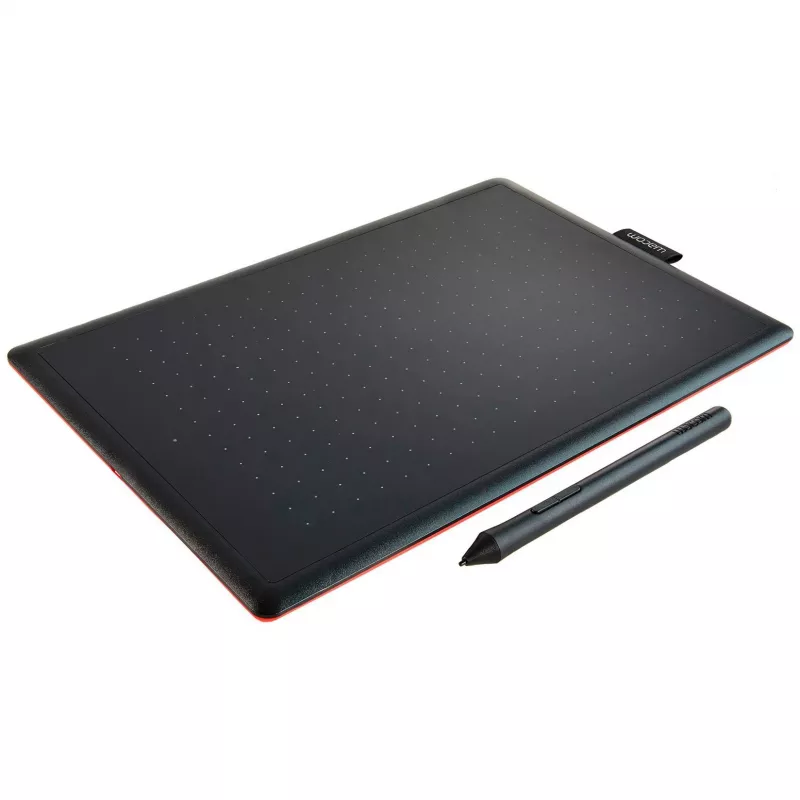 Wacom One by Medium tableta gráfica negra, rojo 2540 lpi 216 x 135 mm USB