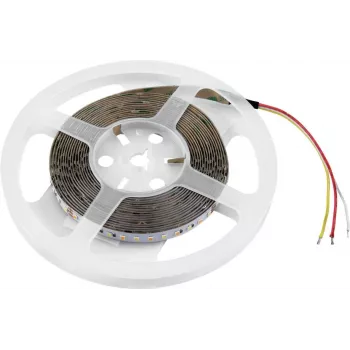 Tira LED EUROLITE 50530130, 5 m, SMD 2835, ajustable 1800–5700 K, 24 V