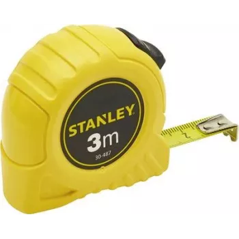 Cinta métrica Stanley Global 3m amarilla 0-30-487