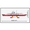 Set de construcción Cobi acorazado Bismarck modelo, 590 piezas