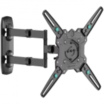 Soporte de pared con inclinación y giro ONKRON para televisores de 32-65 pulgadas, máx. 41 kg, con rotación, negro M4R