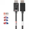 Club 3D CAC-1091 cable DisplayPort 2.1, certificado VESA DP80, bidireccional, 4K120Hz / 8K60Hz / 10K30Hz, macho/macho, 1,2 m