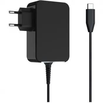 Cargador de dispositivos móviles LC-Power LC-NB-GAN-65-C portátil negro AC interior
