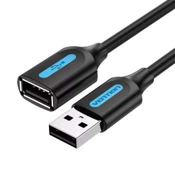 Cable de extensión USB 2.0 Vention CBIBJ 5 m — macho a hembra, negro
