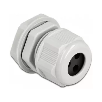 Prensaestopas DeLOCK 60376 gris plástico 2 uds.