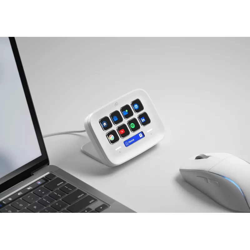 Stream Deck Neo Elgato Controlador programable de 10 teclas Blanco