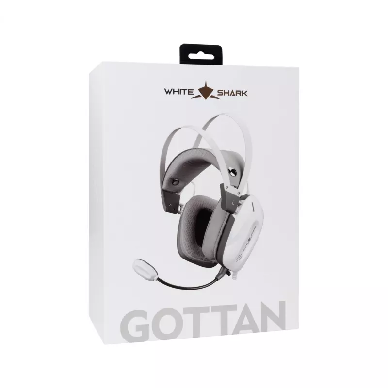 Auriculares White Shark GH-2446 Gottan blanco