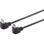 Cable de monitor ShiverPeaks HDMI tipo A a HDMI tipo A en ángulo 1,5 m
