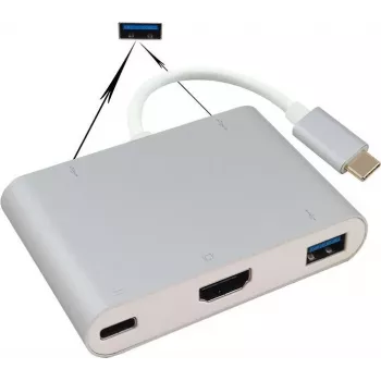 Docking station helos 288389 USB 3.1 Type-C con salida 4K HDMI