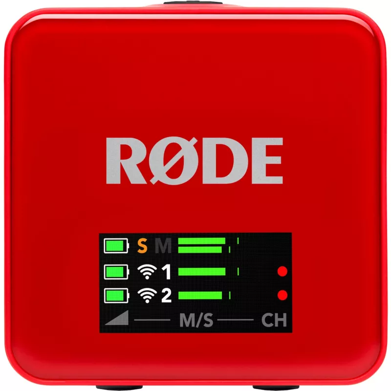 RØDE Wireless GO III Rojo - Sistema de micrófono inalámbrico (rojo)