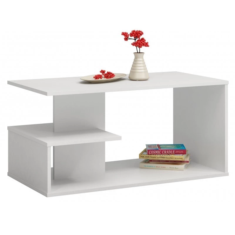 Mesa auxiliar/mesa de centro Topeshop TISCH DALLAS BIEL mesa de centro de forma libre 1 pata(s)