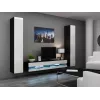Soporte de TV para cama meble VIGO NEW 30/180/40, 1800×400×300 mm, tablero superior negro, estructura de aglomerado