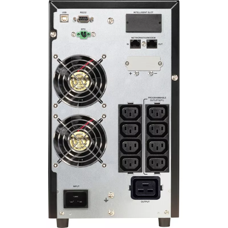 PowerWalker VFI 3000 CG PF1 Doble conversión (Online) 3 kVA 3000 W 9 salidas AC