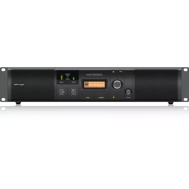 Behringer NX1000D amplificador de audio directo/escenario negro