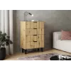 Cómoda SCANDI 4S estrecha roble ARTISAN