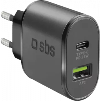 SBS TETRPD25W cargador para dispositivos móviles negro interior (TETRPD25W)