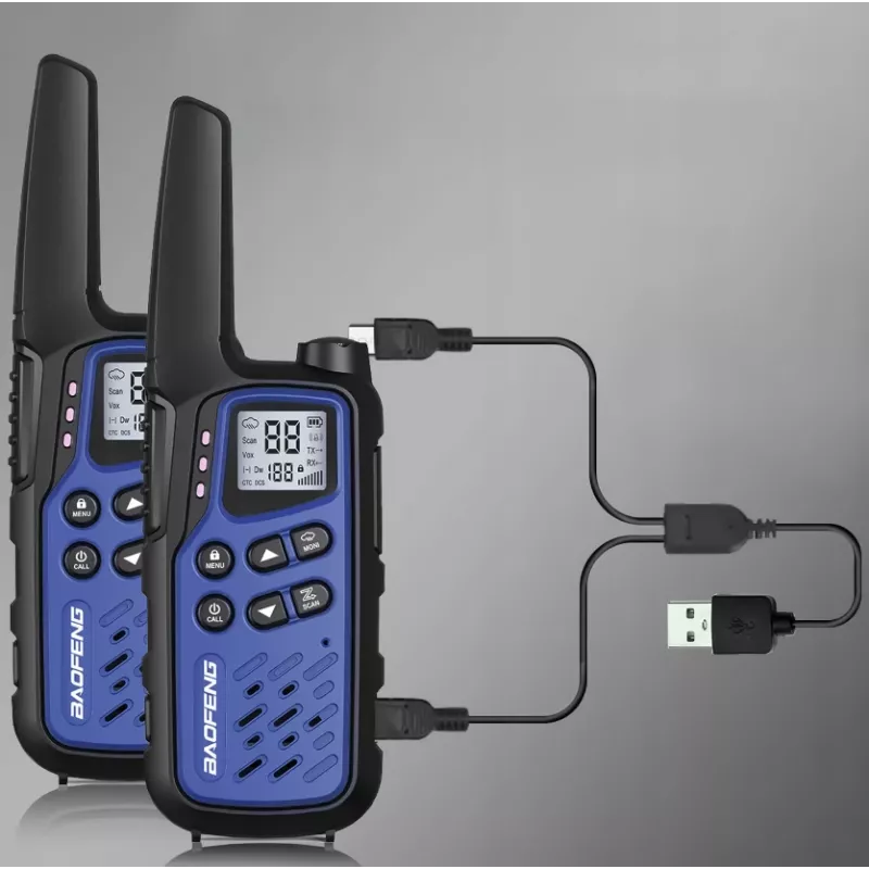 Walkie-talkie Baofeng BF-T25E azul, 2 uds.