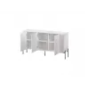 Cama Meble VERA cómoda 150x40x80 cm, blanco mate