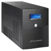 Sistema de alimentación ininterrumpida PowerWalker VI 3000 SCL — SAI Line-Interactive 3 kVA / 1800 W, 230 V, batería 9 Ah, LCD, torre, negro