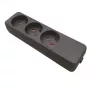 Alargador de corriente Garbot Z66000109-PA01 3 tomas de CA para interior negro
