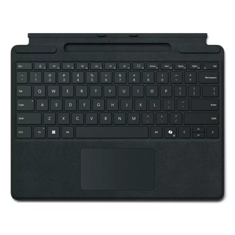 Microsoft Surface Pro Signature Keyboard - teclado - con acelerómetro, trackpad, Surface Slim Pen 2 base de almacenamiento y carga - QWERTY - GB - S