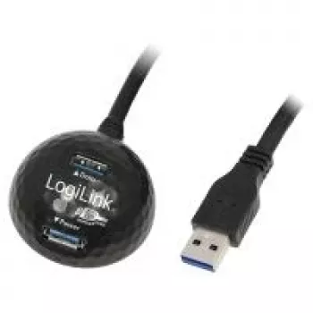 LogiLink CU0035 Cable de extensión USB 3.0 con estación de carga