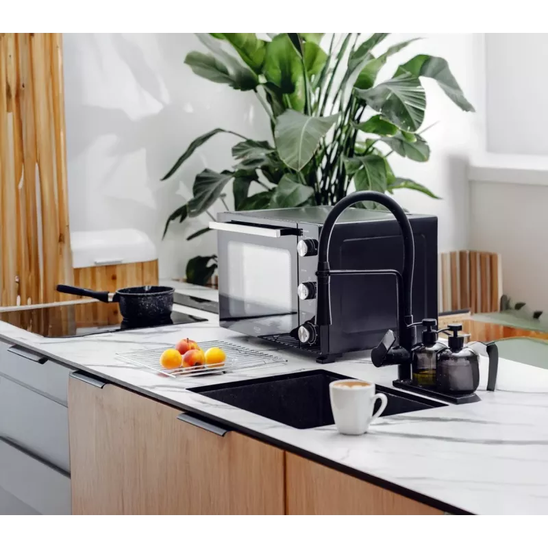 Horno de sobremesa compacto eléctrico Adler AD 6026 – capacidad 48 l, 1800 W, independiente, temporizador mecánico