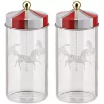 Frasco para especias Alessi Circus MW68S2 multicolor transparente 0,15 L