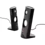 Altavoz de PC con cable de 2 vías Audiocore AC860, 2.0 canales, 4 W RMS, alimentación por USB, entrada de 3,5 mm, negro