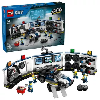 LEGO CITY 60457 Garaje de coche de policía personalizado