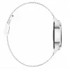 Smartwatch ORO-MED ORO-SMART CRYSTAL SILVER — caja redonda de metal, LCD 240 × 198, pantalla de 1,04 pulgadas, Bluetooth 4.0, sumergible, batería de 120 mAh