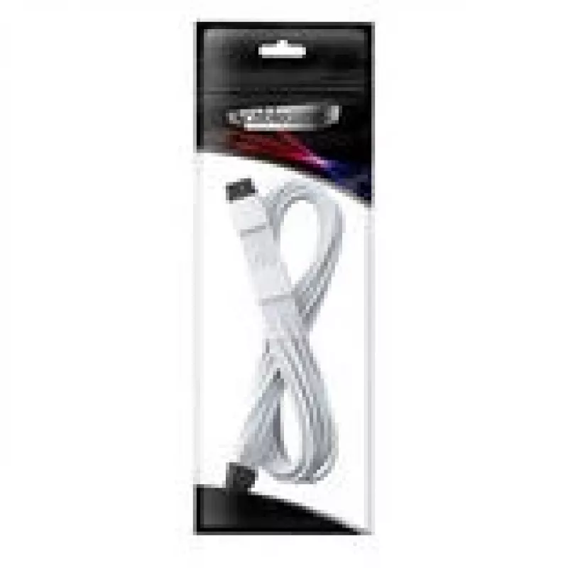 Cable CableMod Universal Pro ModMesh 16‑Pin a 16‑Pin con funda StealthSense, 60 cm, blanco