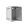 Lanberg WF10-2306-10S armario rack mural de 10" 6U, 336×280×310 mm, puerta de cristal, 20 kg, gris (RAL 7035)