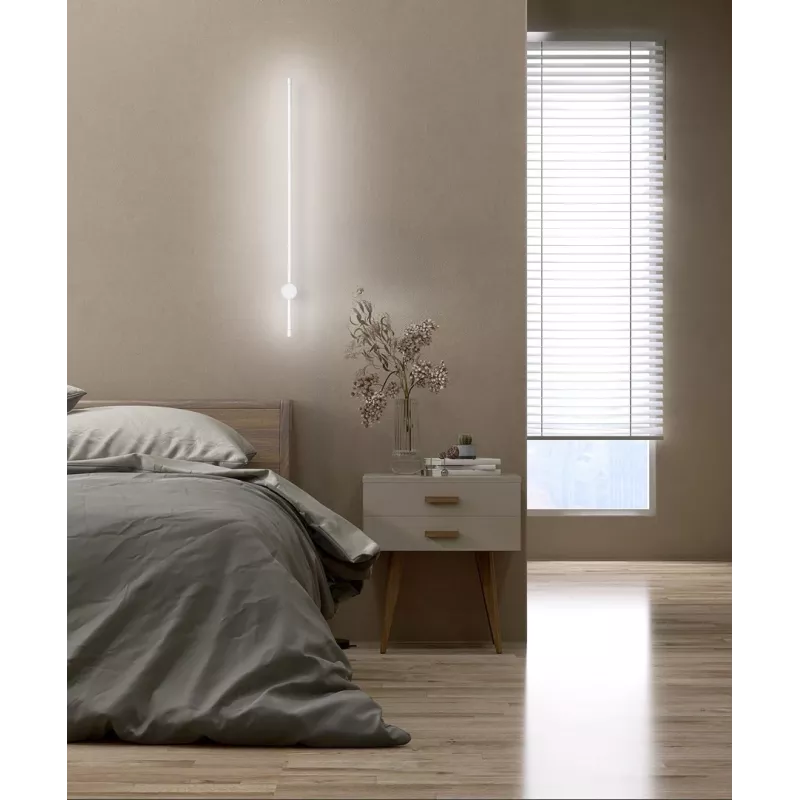 Aplique de pared LED Activejet AJE-HILTON blanco NW