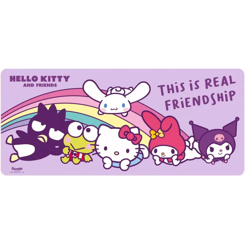 Alfombrilla de ratón Kids Euroswan 80×30 cm Hello Kitty, gran tapete de escritorio para ratón y teclado