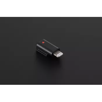 Adaptador de audio DJI Mic 3 Mobile Phone Adapter (Lightning) — conector Lightning, negro, para dispositivos móviles Apple