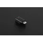Adaptador de audio DJI Mic 3 Mobile Phone Adapter (Lightning) — conector Lightning, negro, para dispositivos móviles Apple