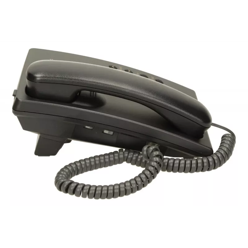 Teléfono con cable Panasonic KX-TS500 Negro con identificación de llamadas y manos libres