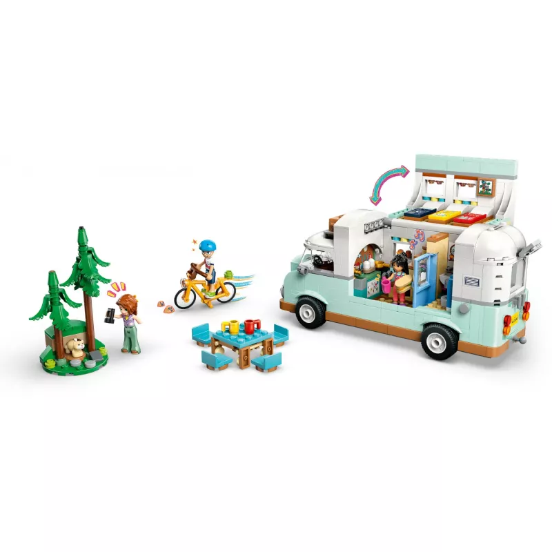 Set LEGO Motor Home 42663 — autocaravana LEGO Friends, 778 piezas, 3 minipersonajes, a partir de 7 años