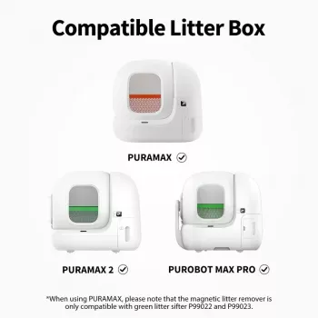 PETKIT set de bandeja vertedora magnética con red filtrante para arena, arena eficaz para areneros automáticos PETKIT PURA MAX 2