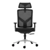 Silla de oficina giratoria mark adler Manager 3.3 negra — diseño ergonómico, base giratoria
